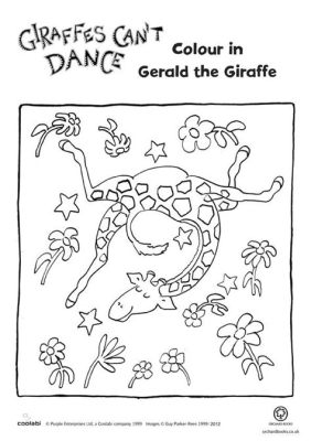 giraffes can't dance coloring page What if giraffes were the judges of a dance competition?