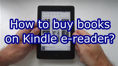 how do i buy books for my kindle