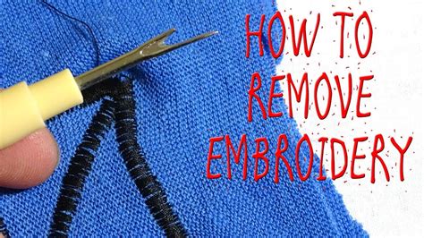 How to Remove Embroidery from a Shirt: A Journey Through Threads and Time